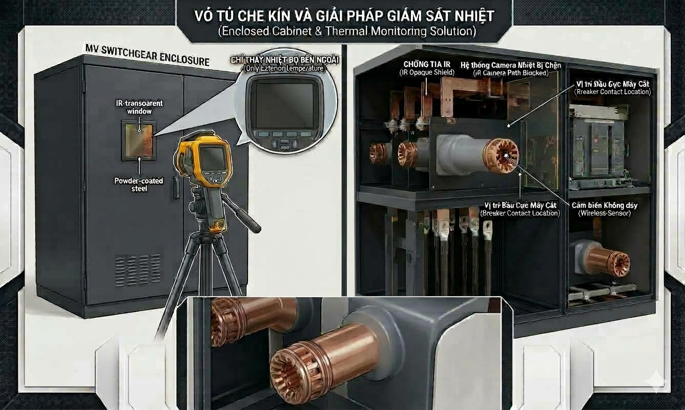 Điểm mù khi sử dụng camera nhiệt hồng ngoại định kỳ